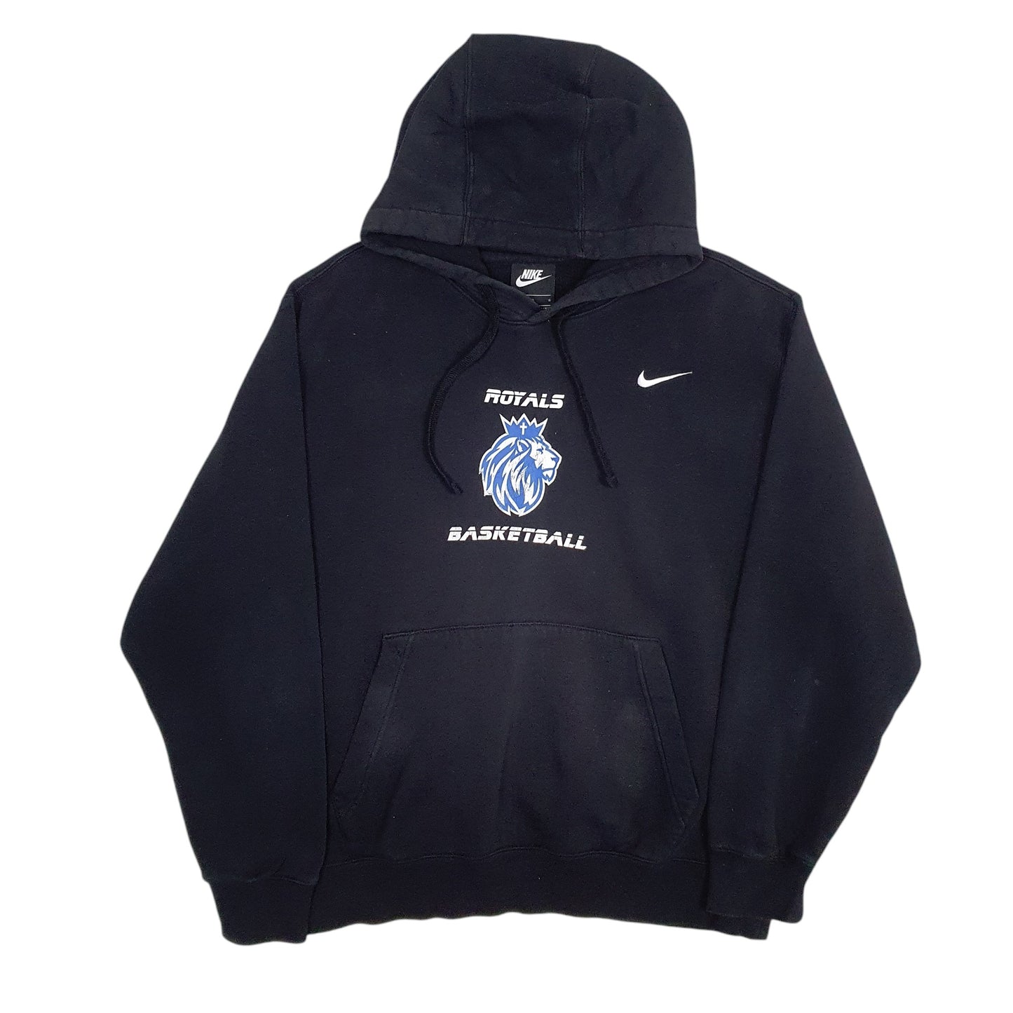 Mens Black Nike Royal Basketball Hoodie Jumper