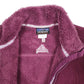 Womens Burgundy Patagonia Synchilla Windzone Full Zip Jumper