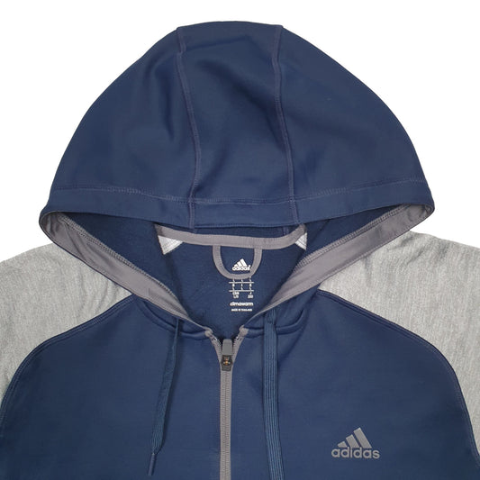Mens Navy Adidas Climacool Hoodie Jumper
