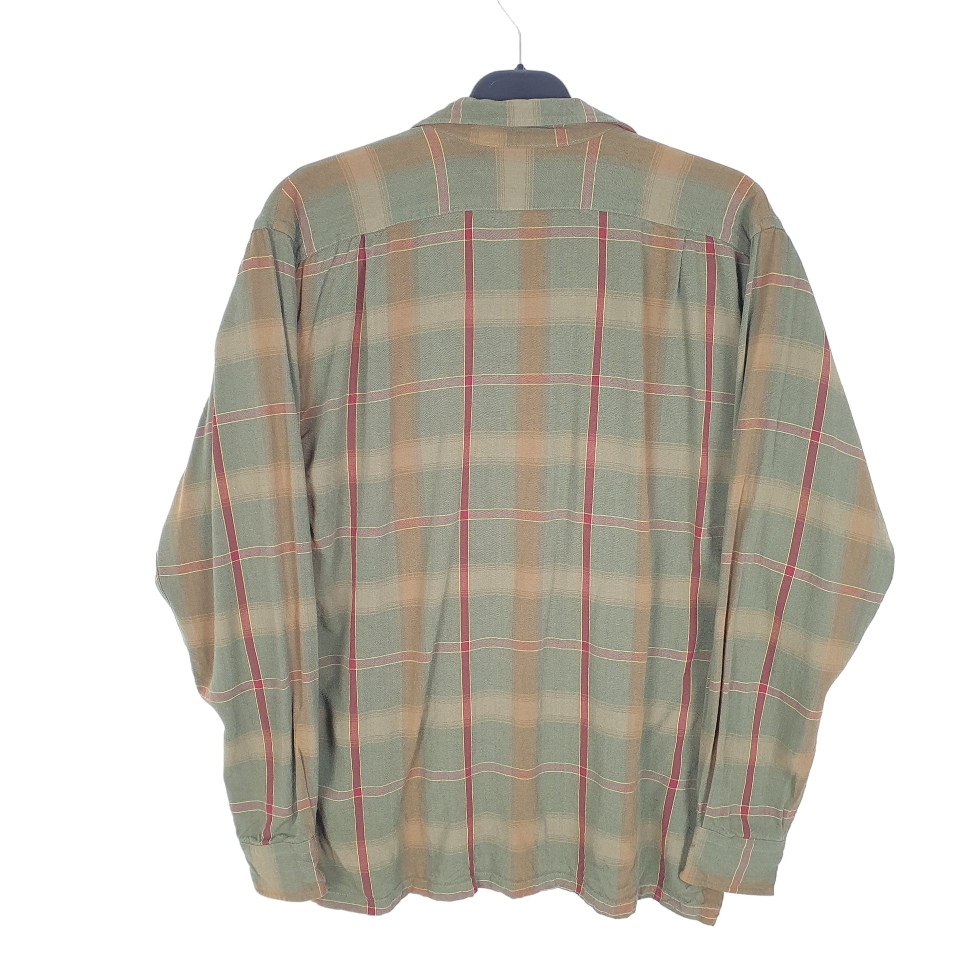 Mens Green Polo Ralph Lauren 50s Style Long Sleeve Shirt
