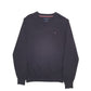 Mens Black Tommy Hilfiger Knit Crewneck Jumper