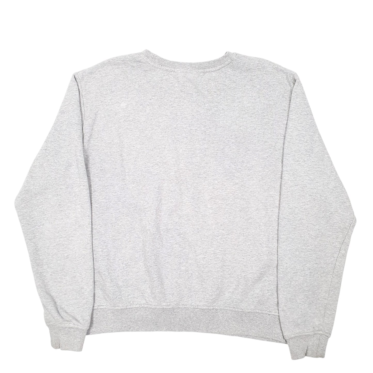 Mens Grey Fila Spellout Crewneck Jumper