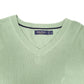 Mens Green Nautica Knit V Neck Jumper