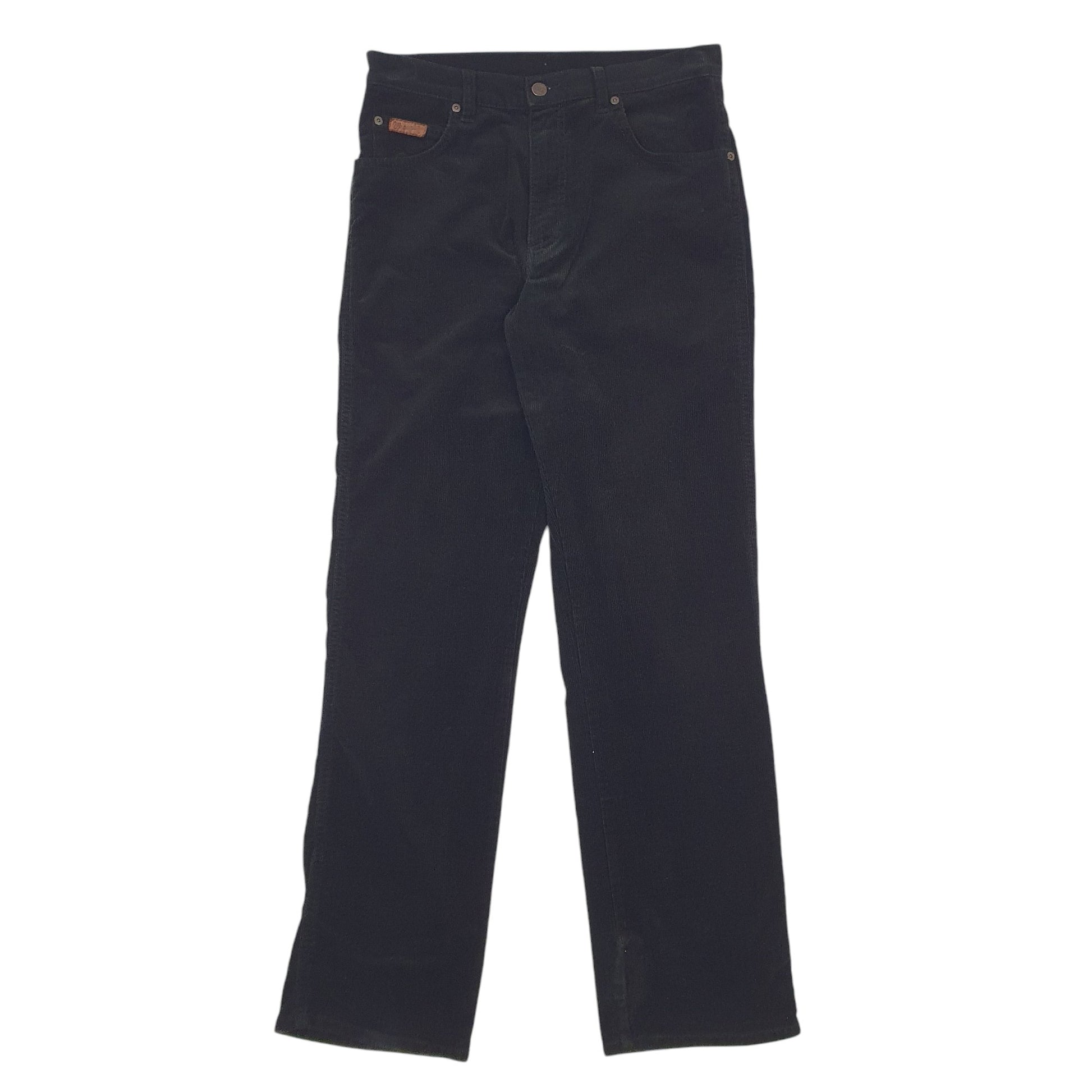 Mens Black Wrangler Texas Stretch Corduroy Trousers