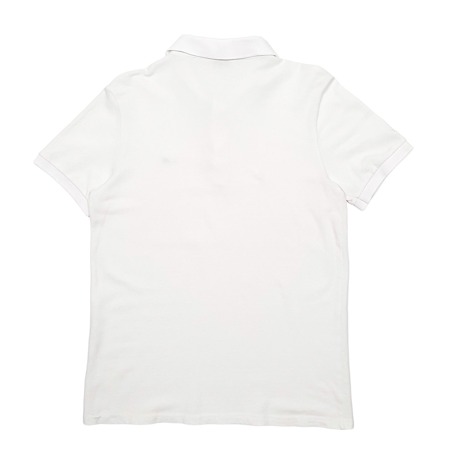 Mens White Lacoste  Short Sleeve Polo Shirt
