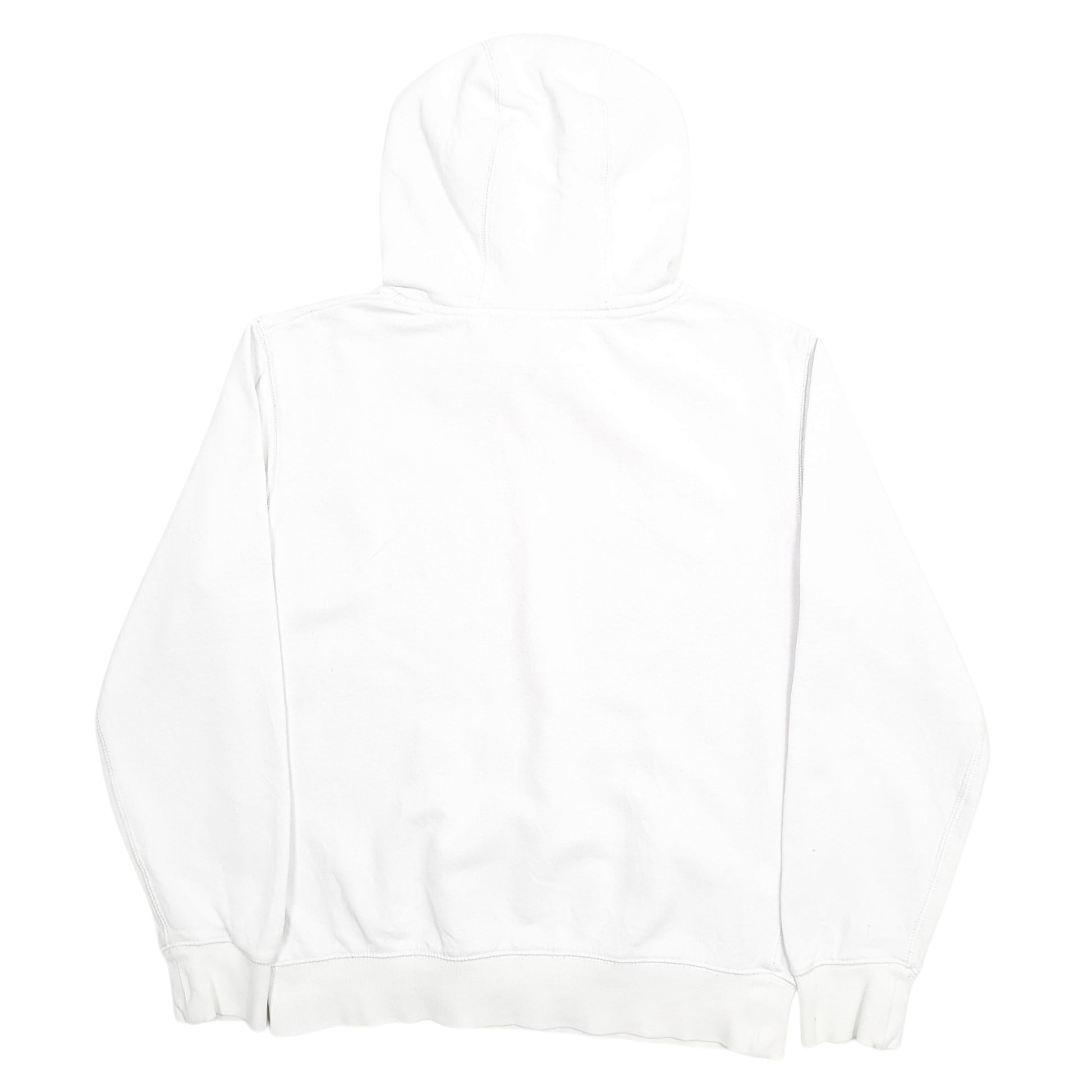 Womens White Champion Spellout Hoodie Jumper