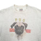 Mens Grey Lee Pug Crewneck Jumper