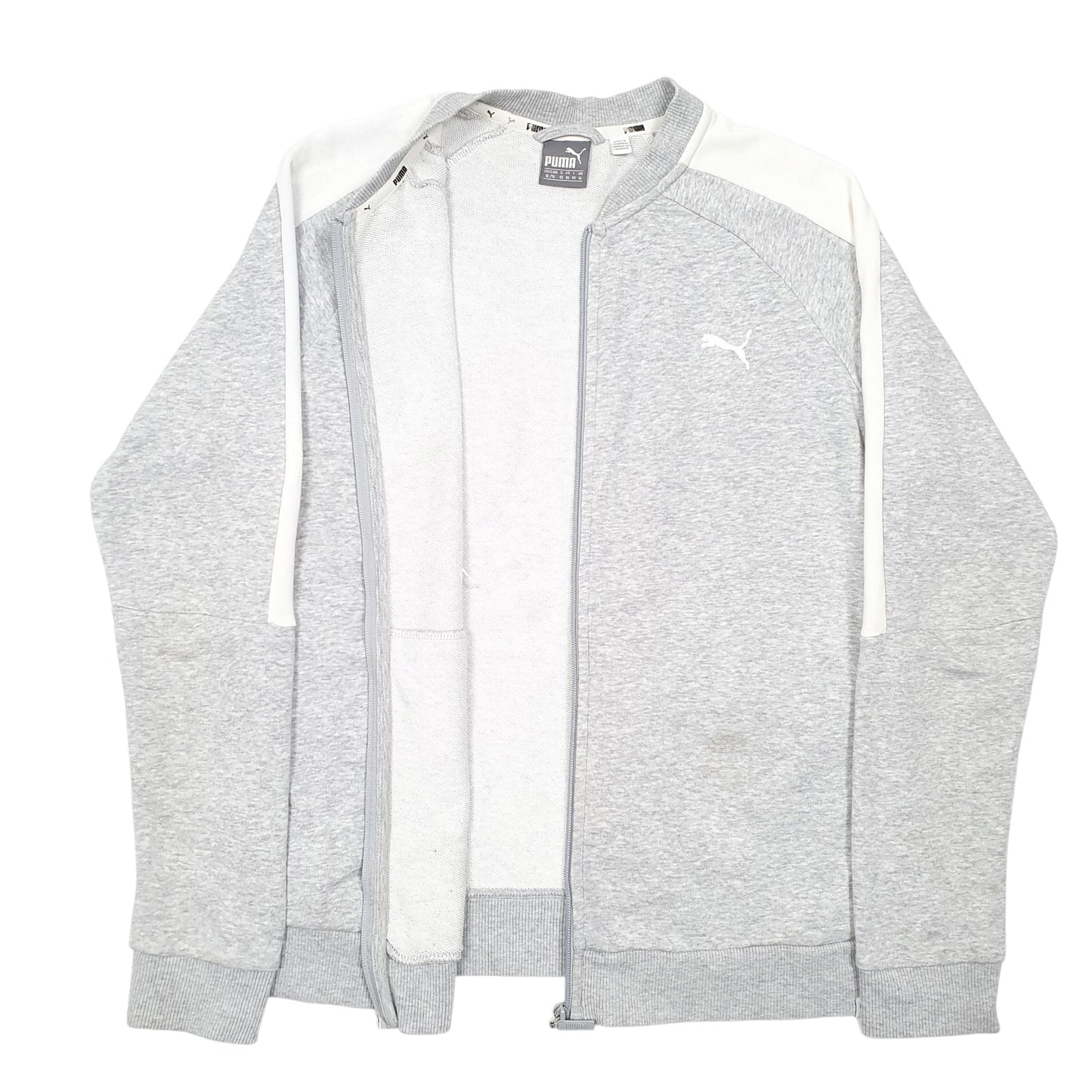 Womens Grey Puma  Full Zip Jumper