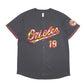 Mens Black Baltimore Orioles MLB Baseball Jersey USA Short Sleeve T Shirt