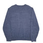 Mens Blue Nautica Knit V Neck Jumper