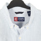 Mens Blue Chaps Oxford Long Sleeve Shirt