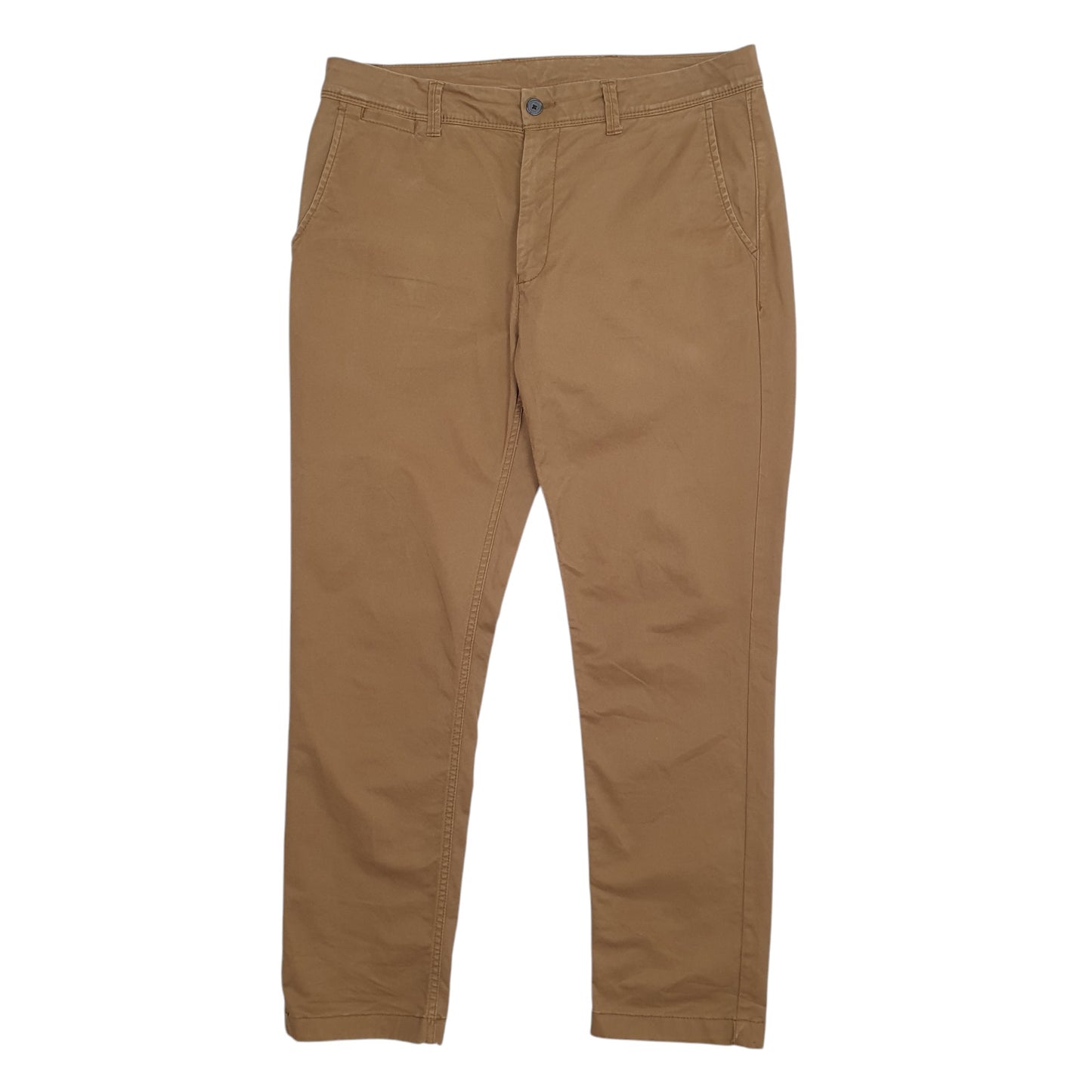 Mens Khaki M&S  Chino Trousers