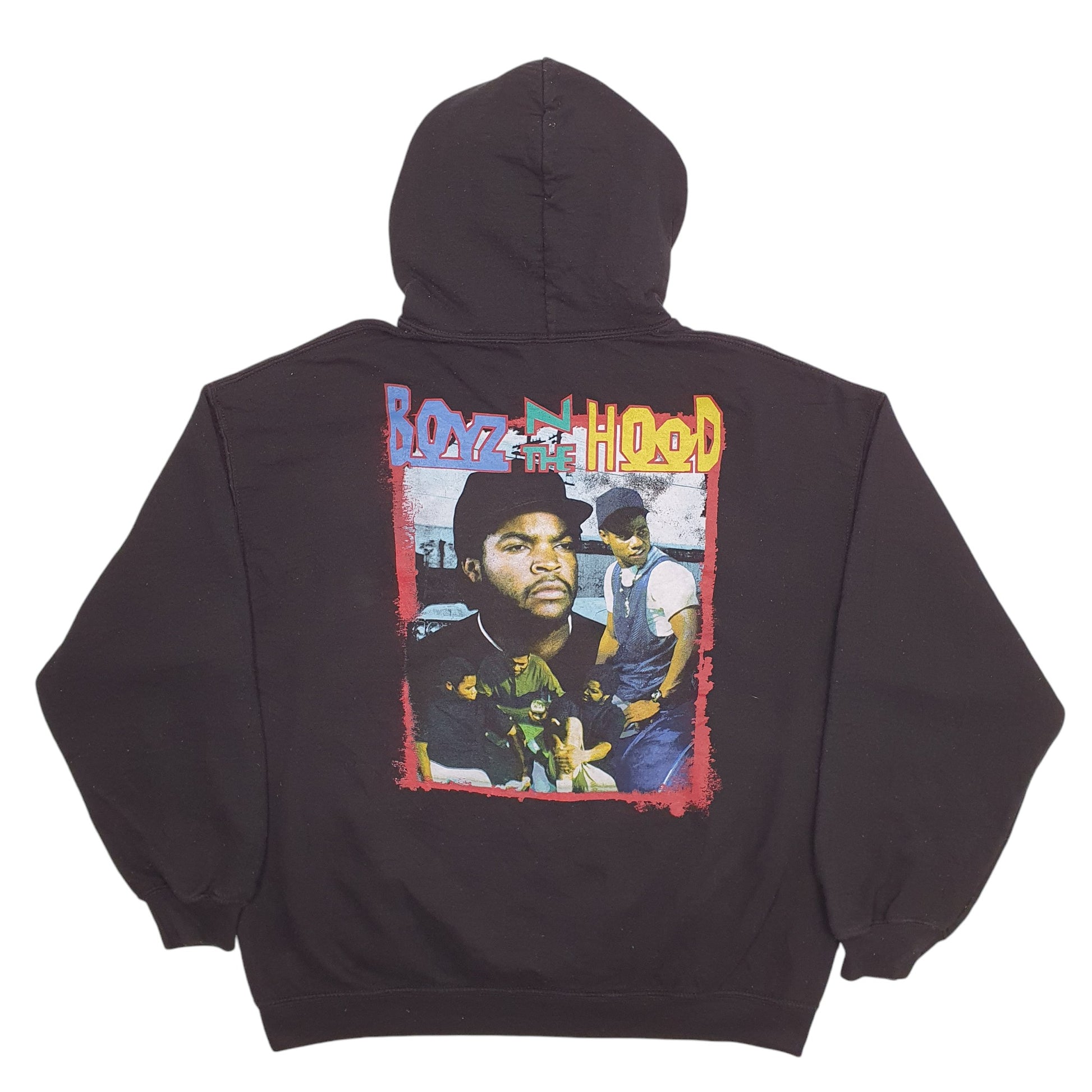 Mens Black Boyz N The Hood Gangsta Hood Hip Hop Ice Cube Hoodie Jumper