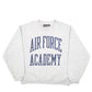 Mens Grey Gear For Sports Air Force Academy USA USAAF Spellout Crewneck Jumper