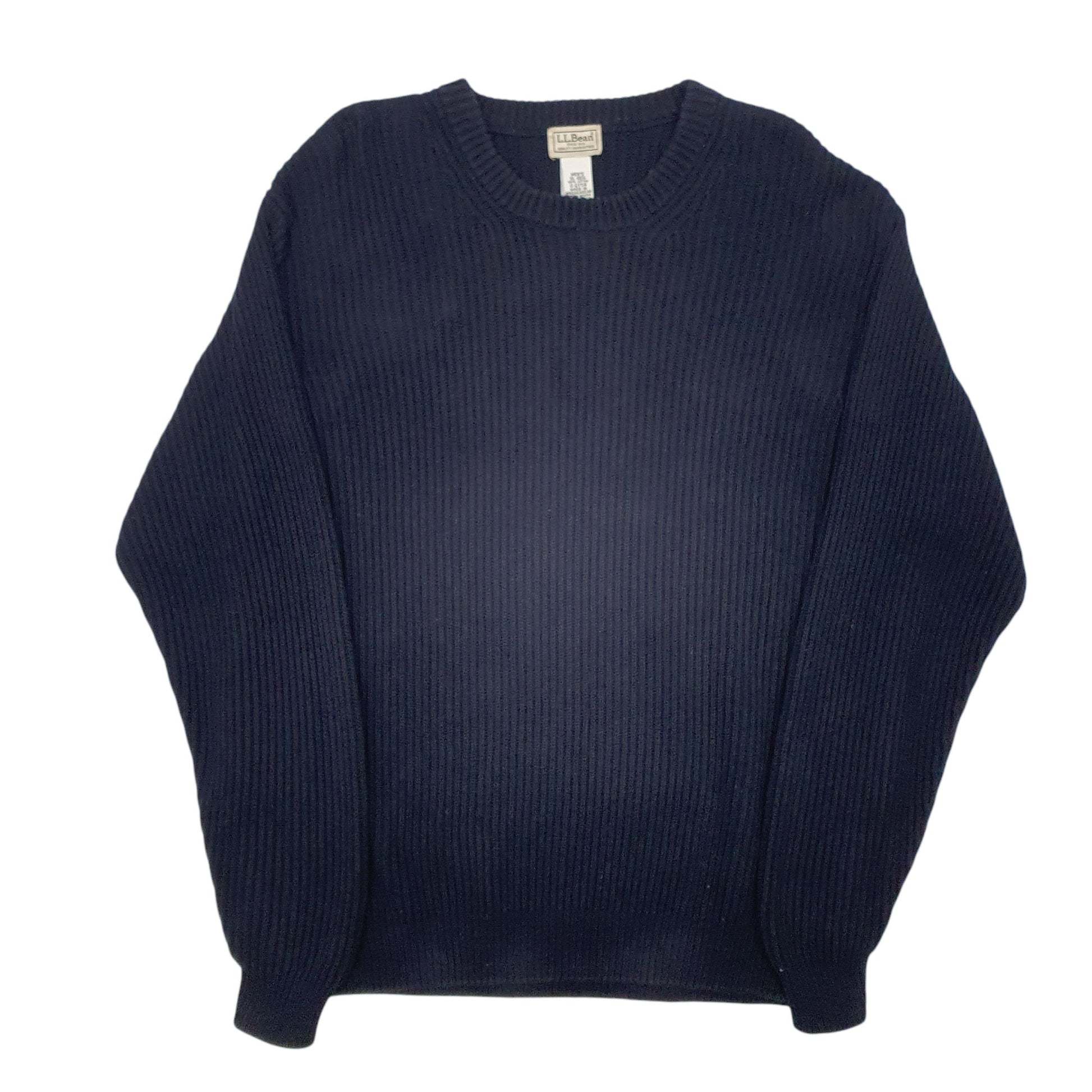 Mens Black L.L Bean Knitwear Crewneck Jumper