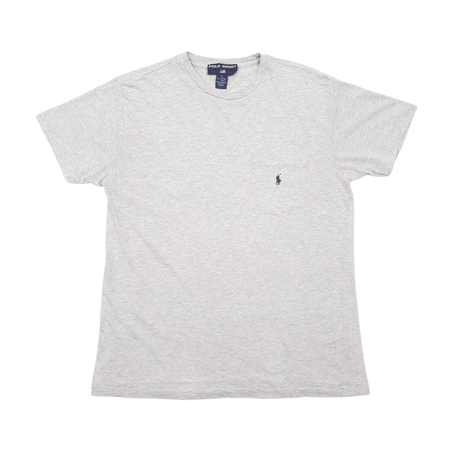 Mens Grey Polo Ralph Lauren Sport Short Sleeve T Shirt