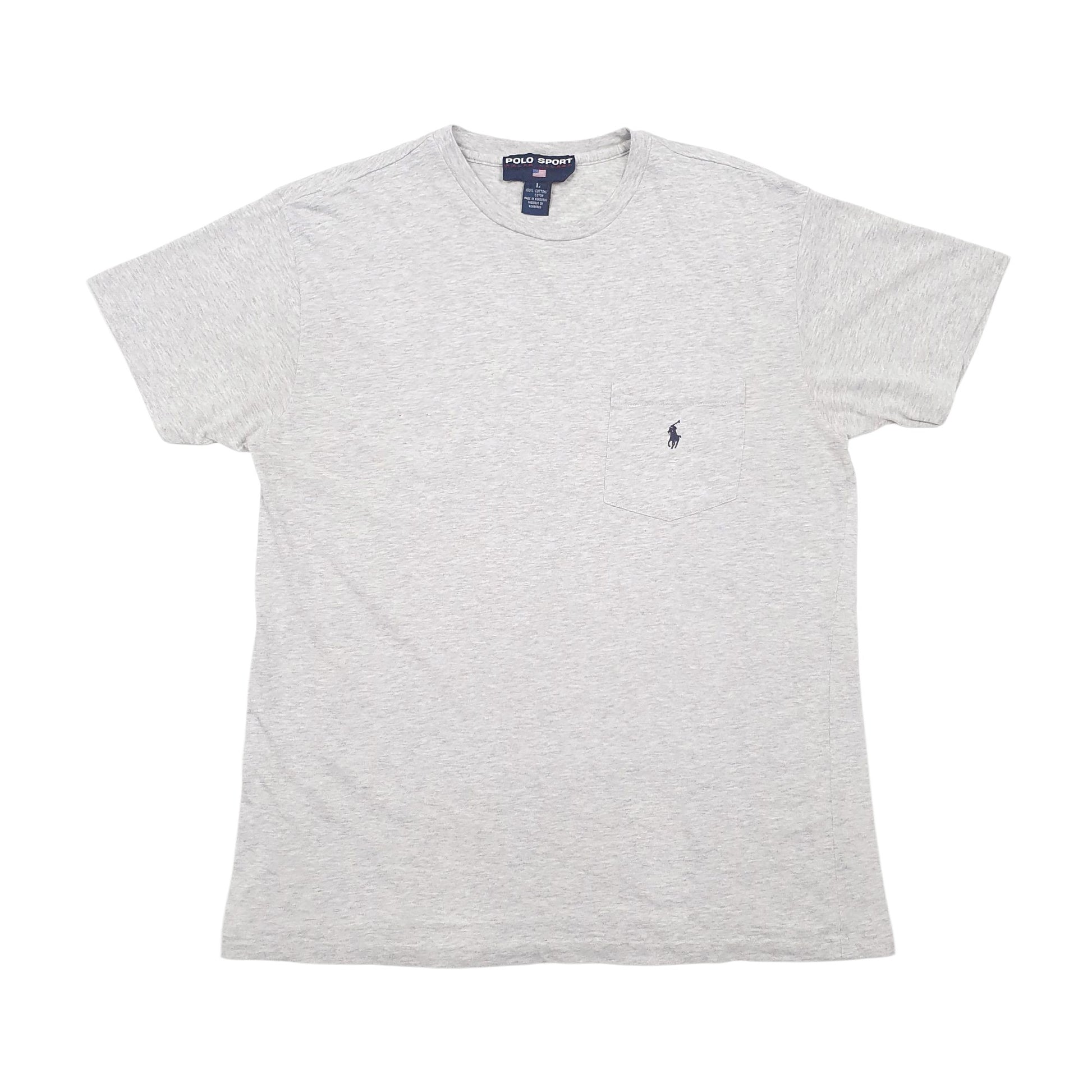 Mens Grey Polo Ralph Lauren Sport Short Sleeve T Shirt