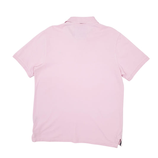 Mens Pink Crew Clothing Co  Short Sleeve Polo Shirt