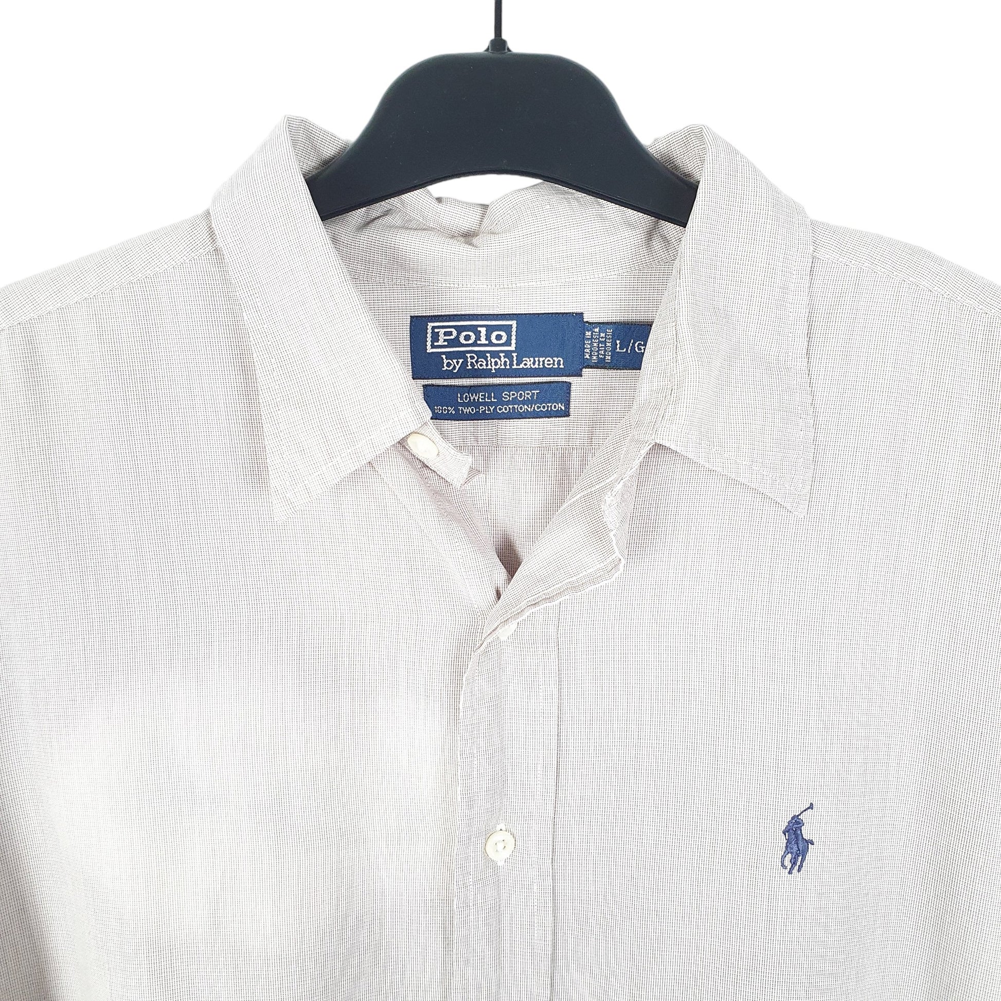 Polo Ralph Lauren Regular Fit Long Sleeve Lowell Sport Shirt L