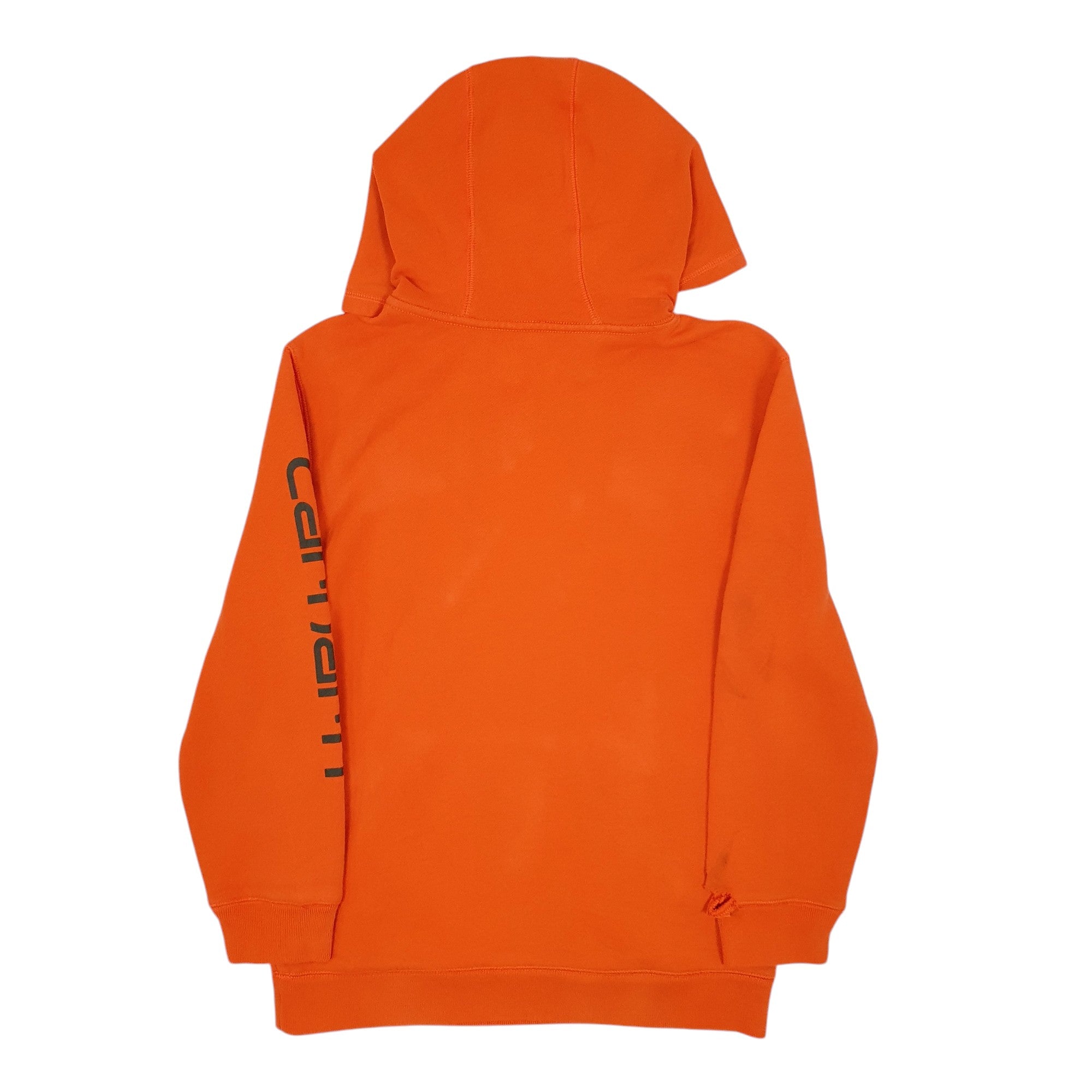 Mens Carhartt Orange Hoodie Jumper XS Bundl Clothing