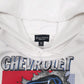 Mens White Chevrolet Nascar Hoodie Jumper