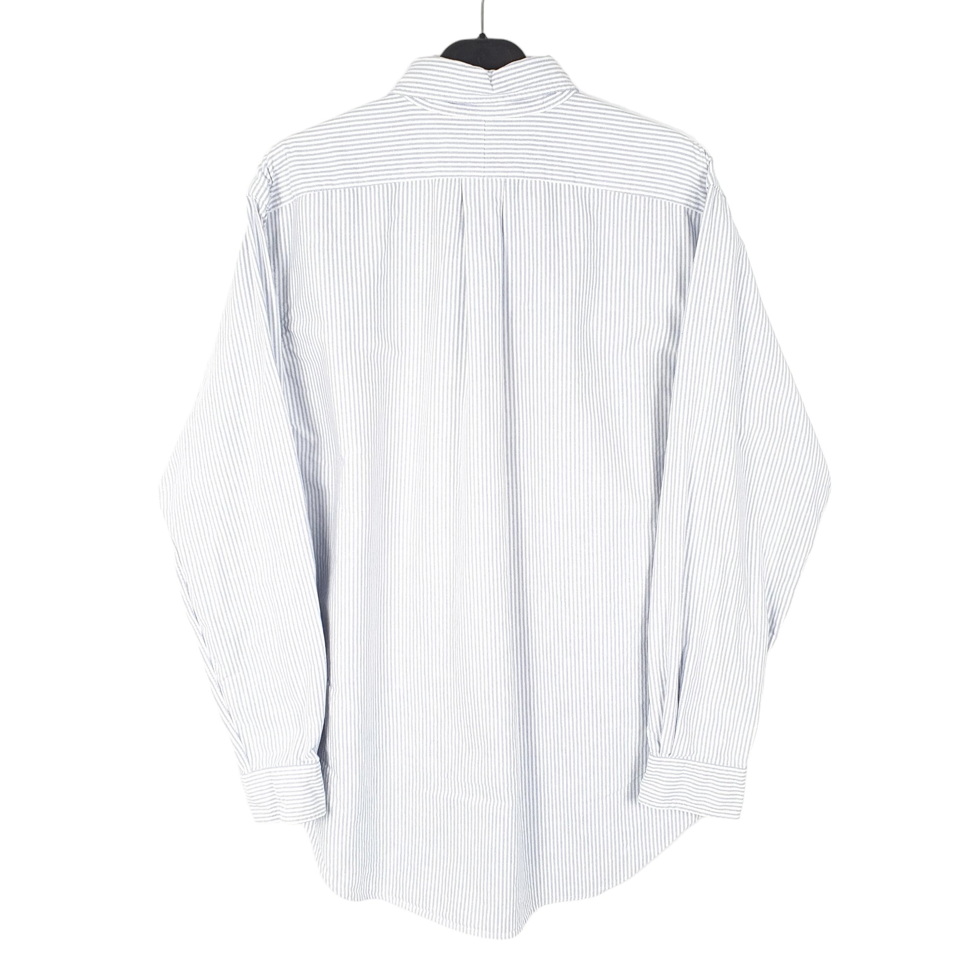 Mens Blue Ralph Lauren Oxford Long Sleeve Shirt