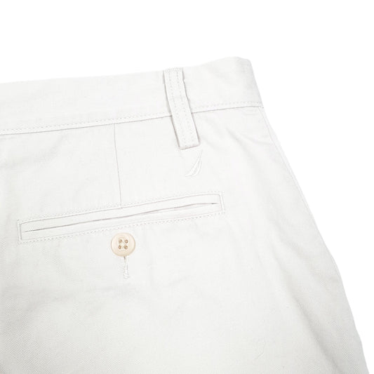 Mens Beige Nautica Deck Chino Shorts