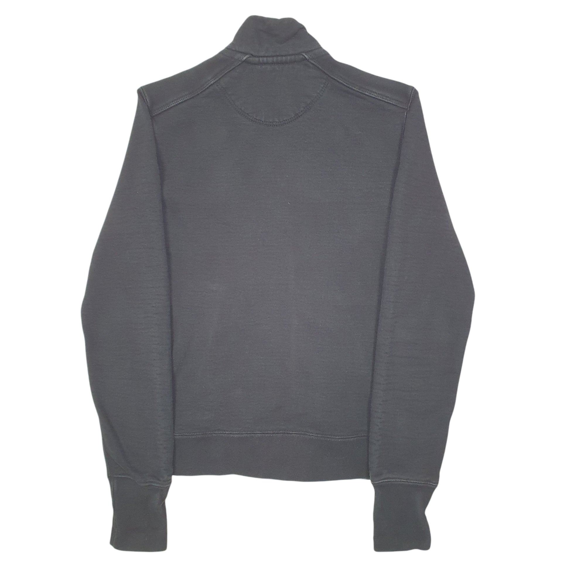 Womens Black American Giant Sportswear Company Made In USA Full Zip Jumper