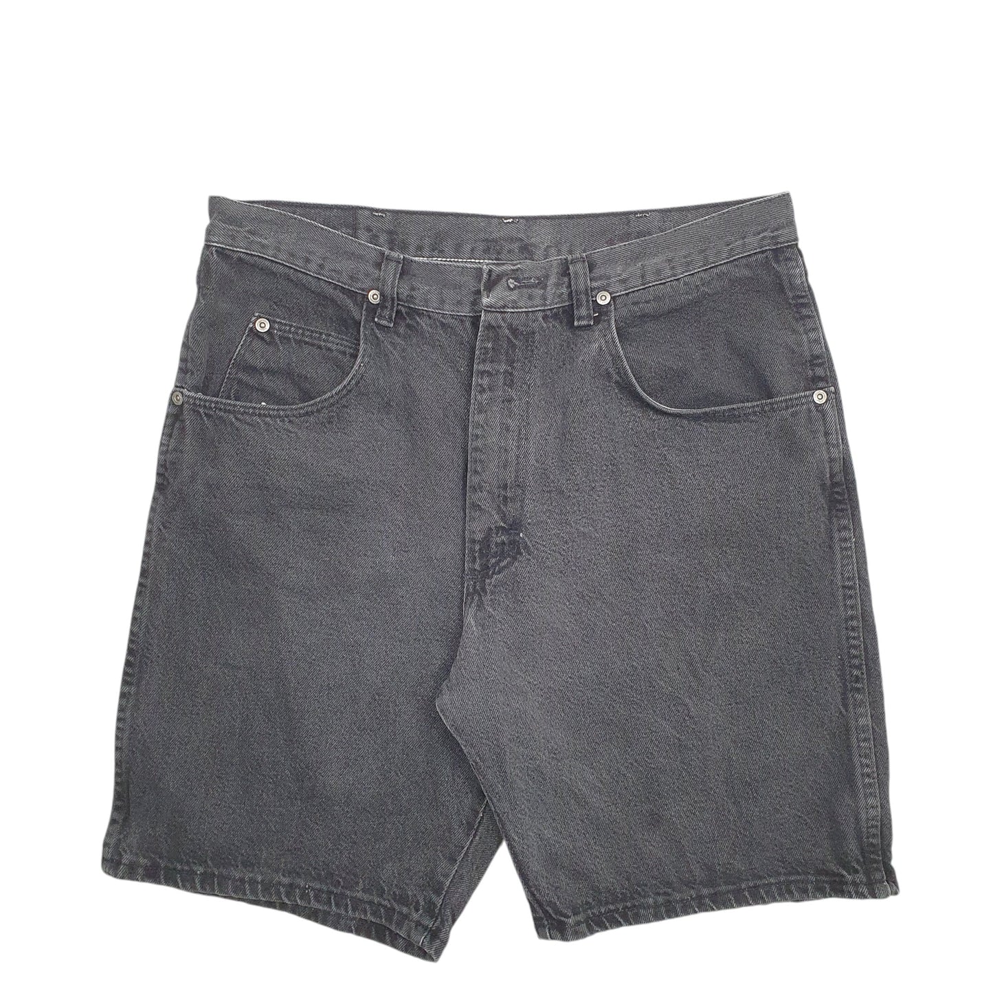 Mens Black Wrangler Denim Jeans Jorts Denim Shorts