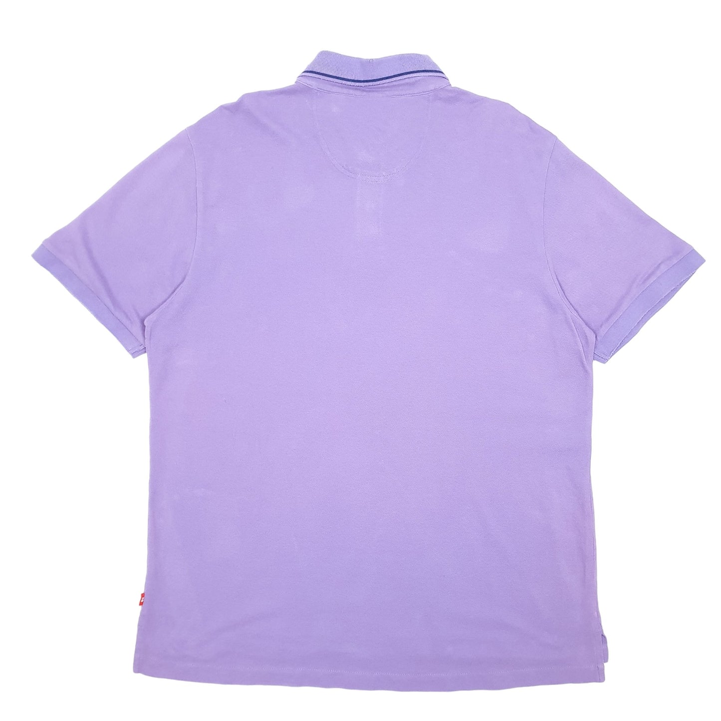 Mens Purple Izod Slim Fit Short Sleeve Polo Shirt