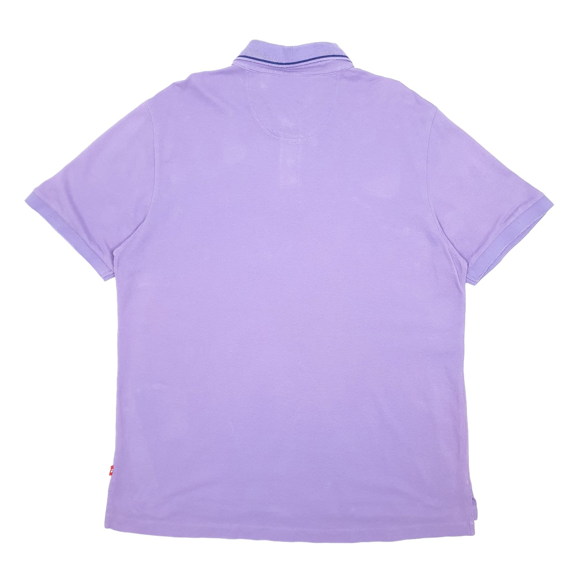 Mens Purple Izod Slim Fit Short Sleeve Polo Shirt