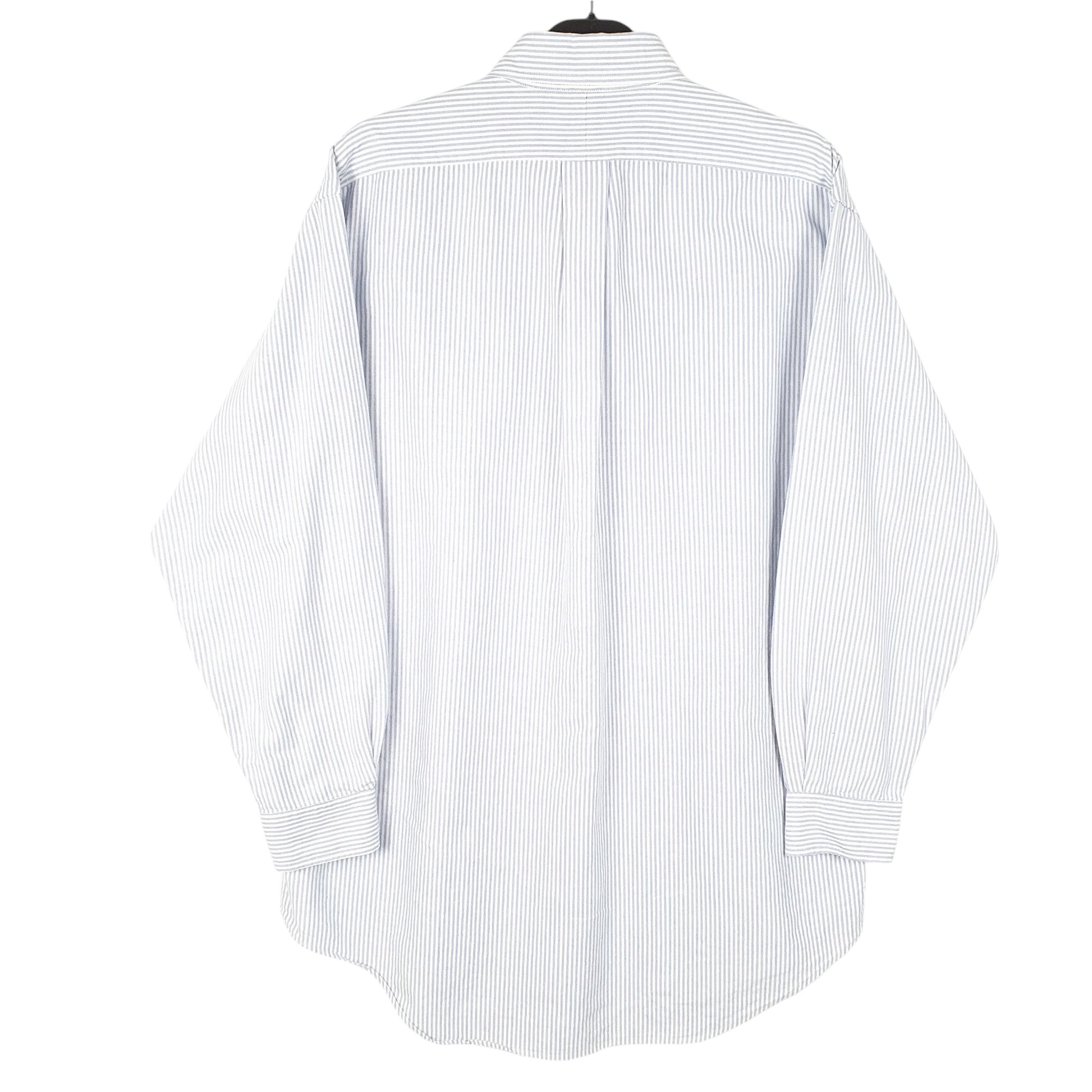 Mens White Ralph Lauren Oxford Long Sleeve Shirt