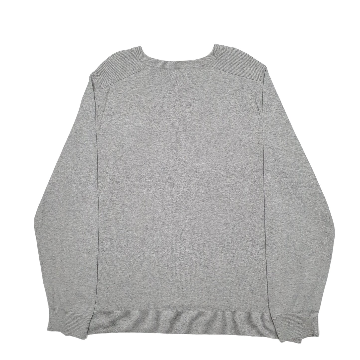 Mens Grey Nautica Knit Crewneck Jumper