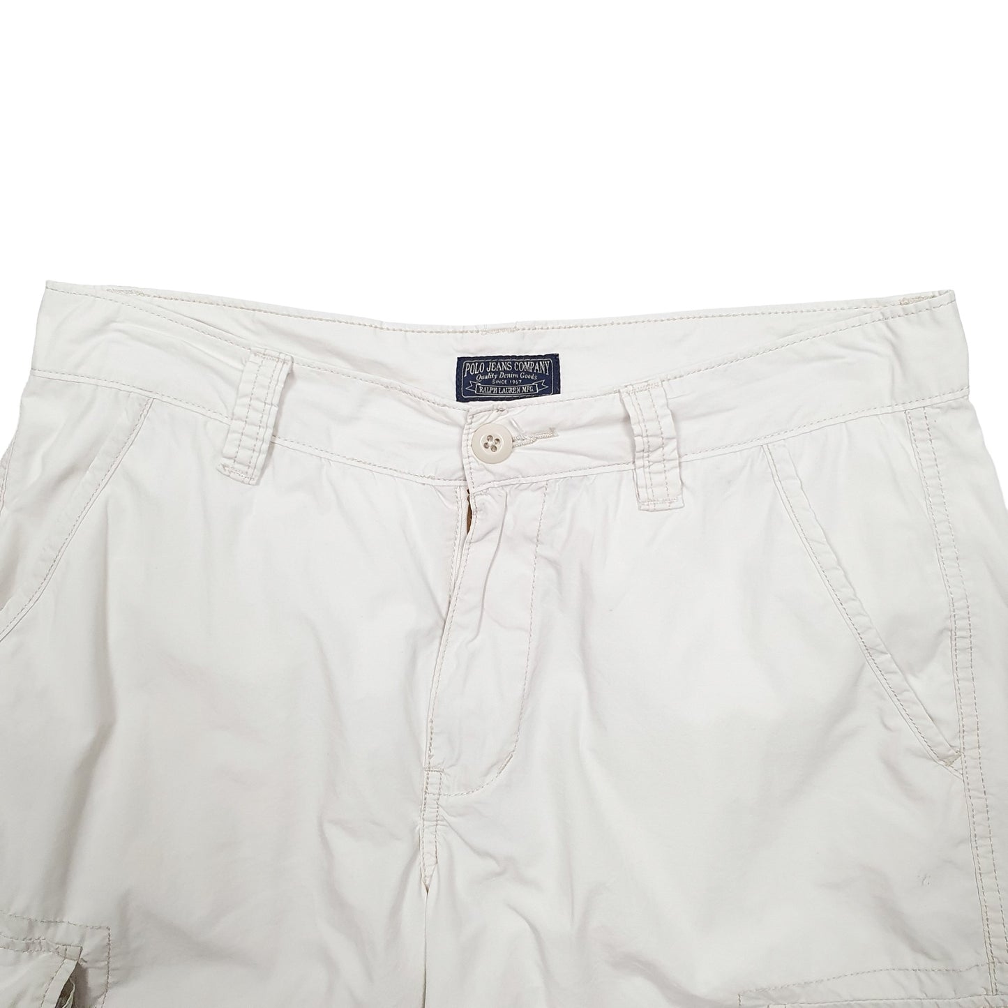 Mens White Polo Ralph Lauren  Cargo Shorts
