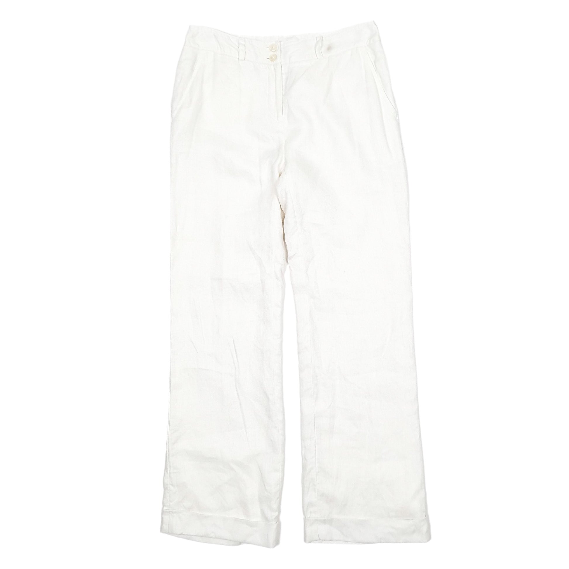 Womens White Ralph Lauren  Chino Trousers