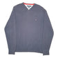 Mens Navy Tommy Hilfiger Knit Crewneck Jumper