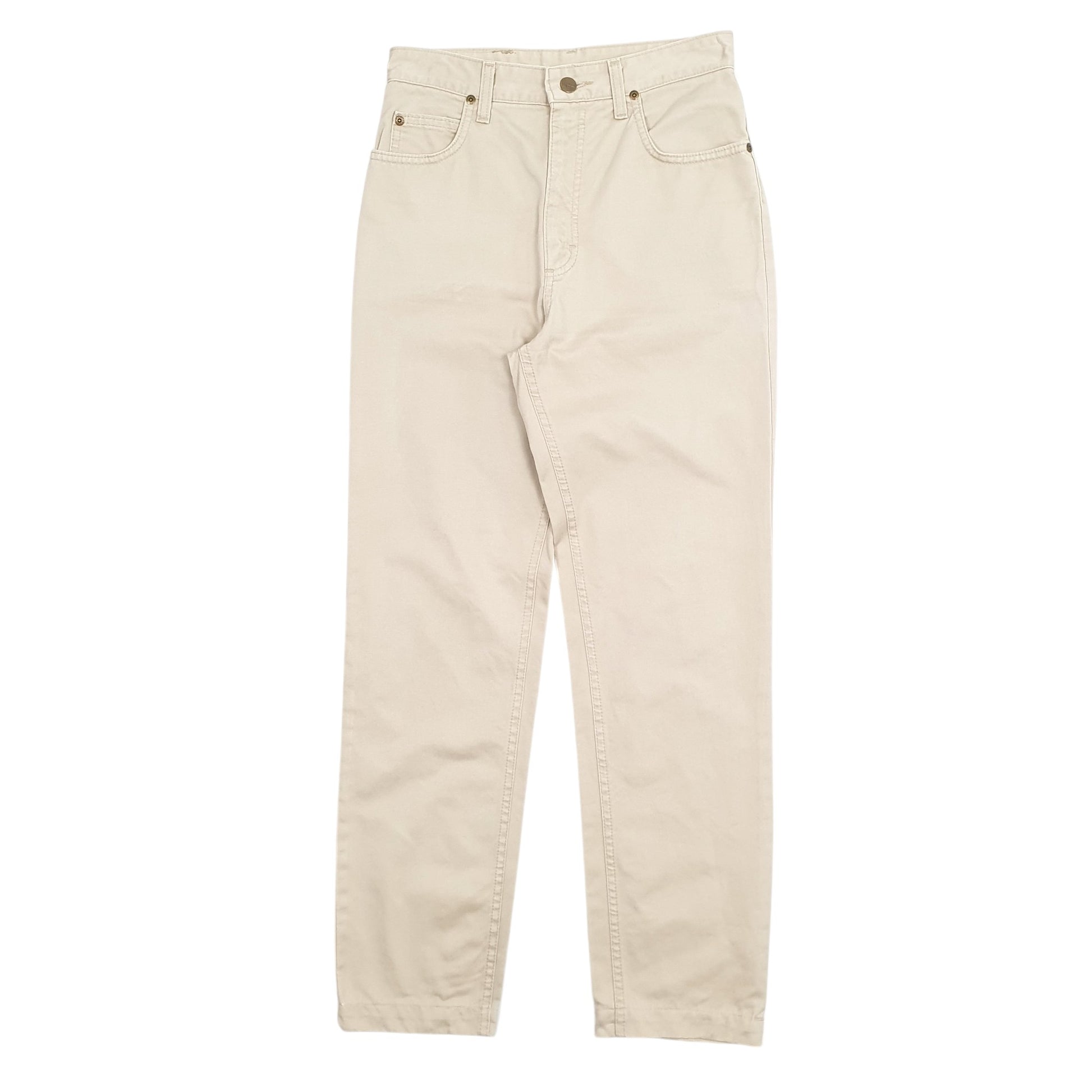 Mens Beige Lee  Chino Trousers