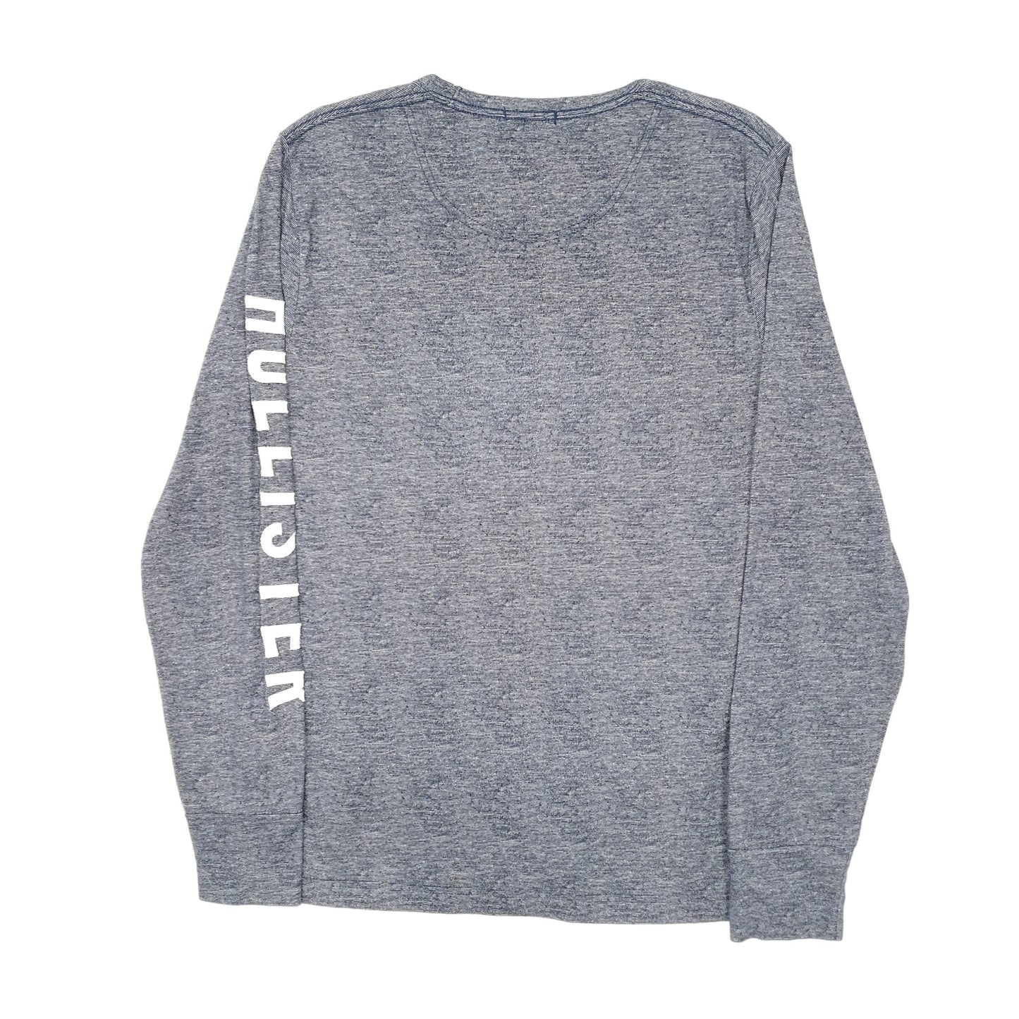 Mens Blue Hollister  Long Sleeve T Shirt