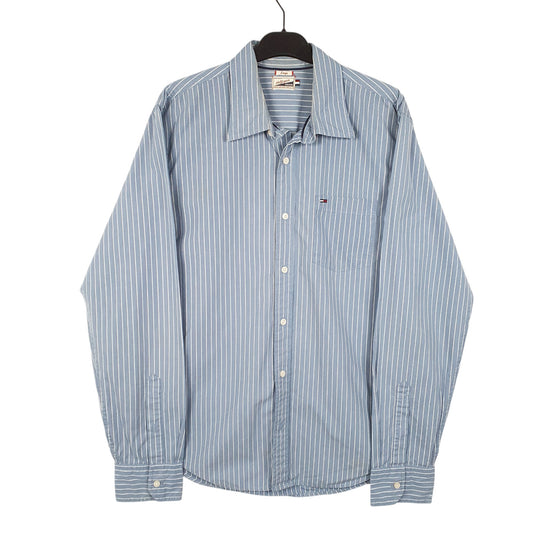 Mens Blue Tommy Hilfiger  Long Sleeve Shirt