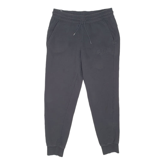 Mens Black Puma  Jogger Trousers