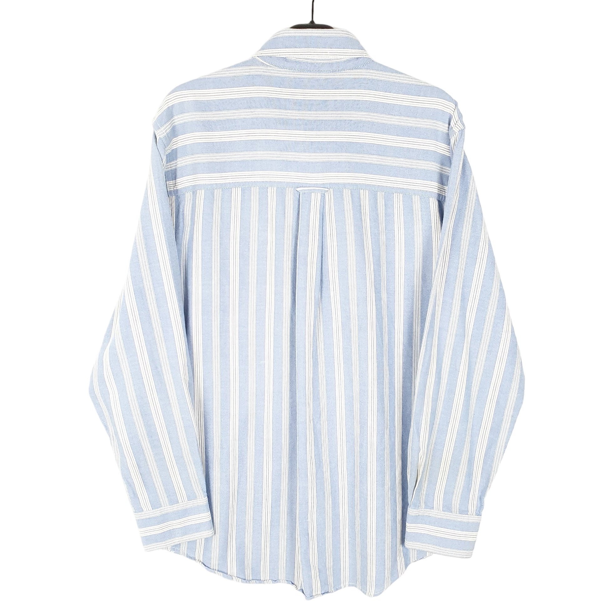 Mens Blue Chaps  Long Sleeve Shirt