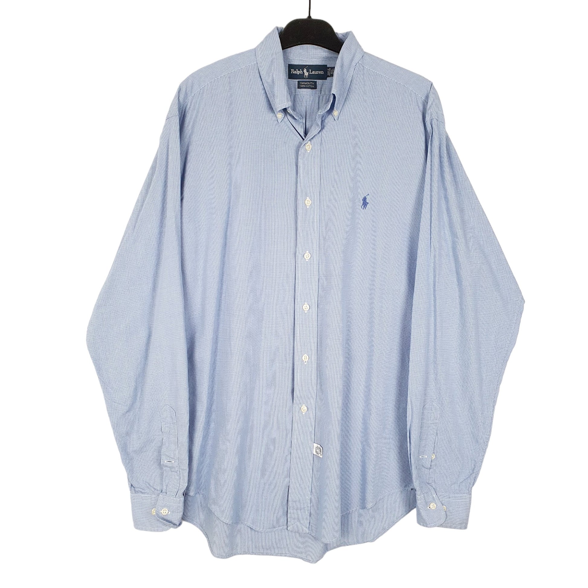 Mens Blue Ralph Lauren  Long Sleeve Shirt