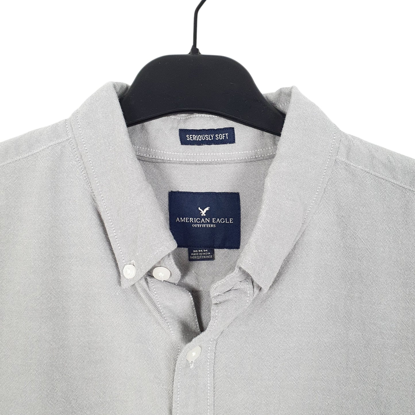 Mens Grey American Eagle Outfitters  Long Sleeve Shirt