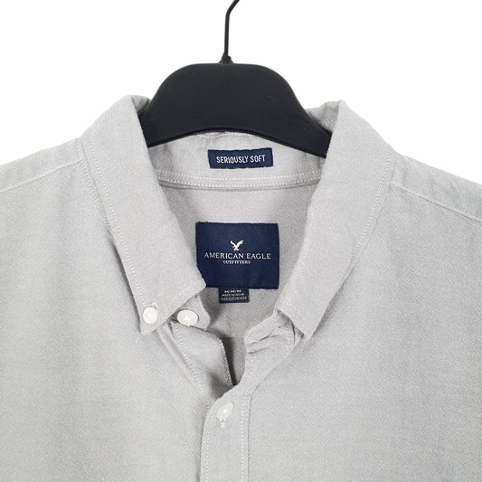 Mens Grey American Eagle Outfitters  Long Sleeve Shirt