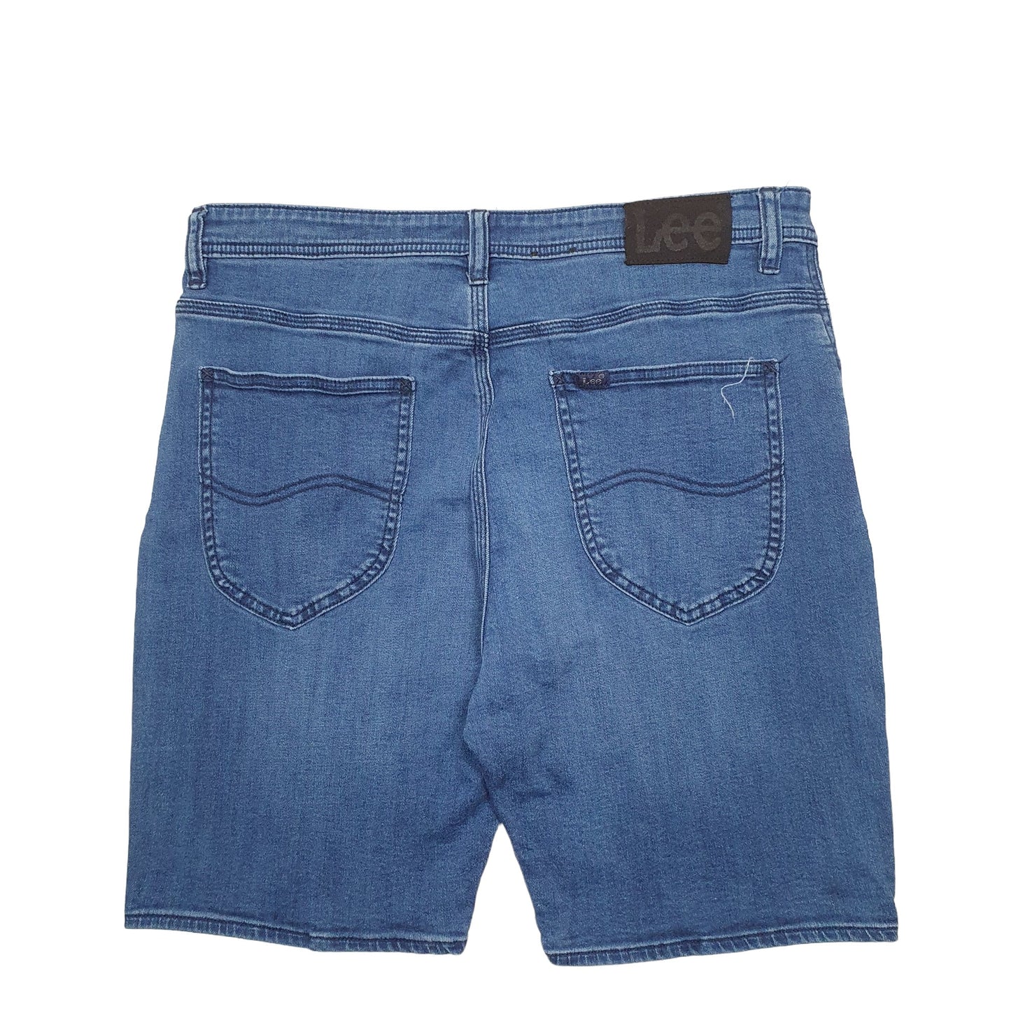 Mens Blue Lee  Denim Shorts