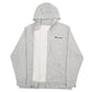 Mens Grey Champion  Full Zip Jumper