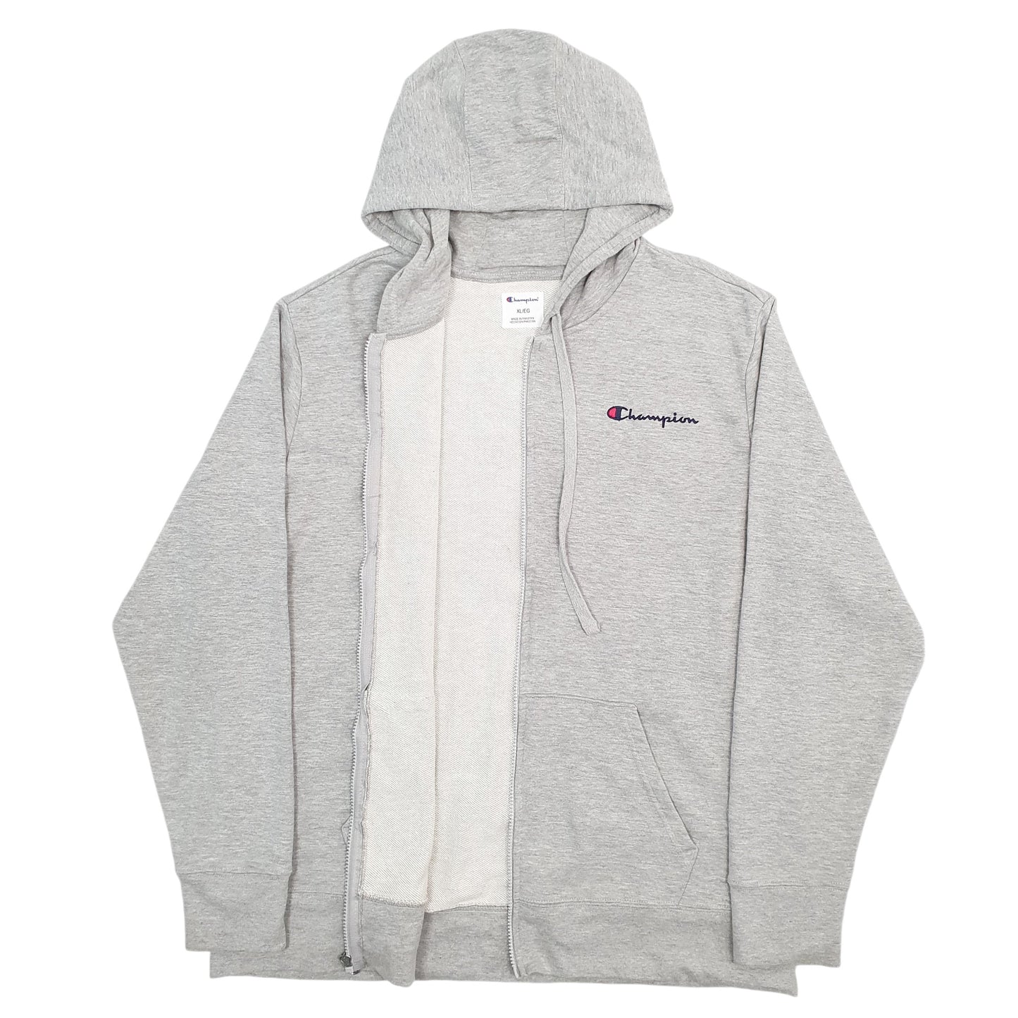 Mens Grey Champion  Full Zip Jumper