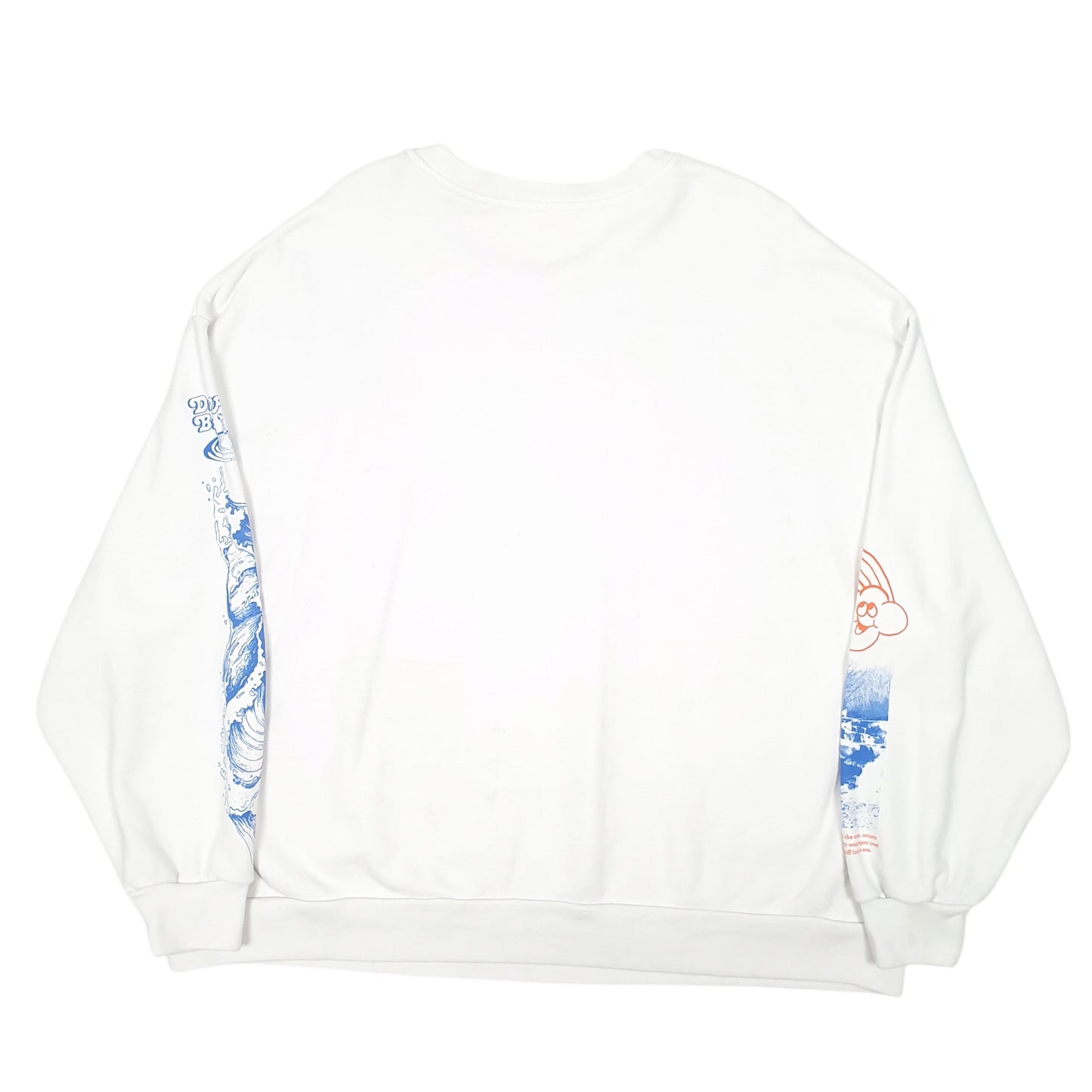 Womens White Levis Make It Rain Crewneck Jumper