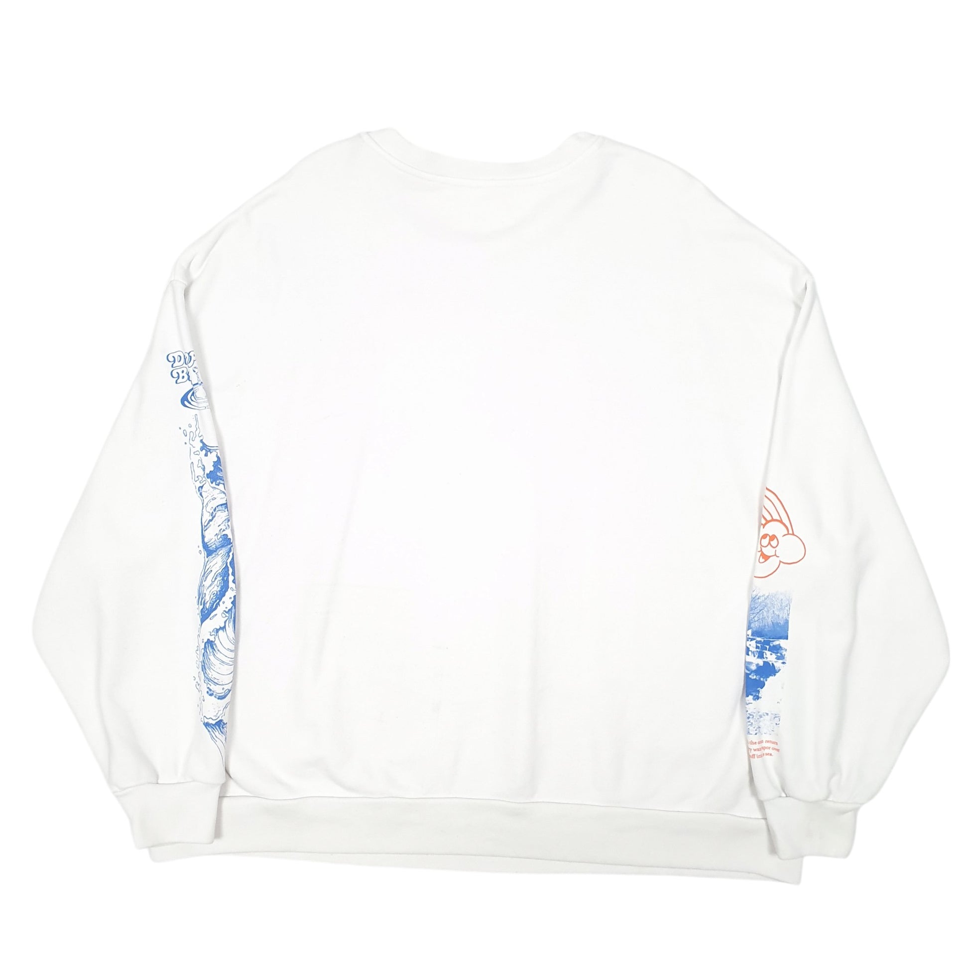 Womens White Levis Make It Rain Crewneck Jumper