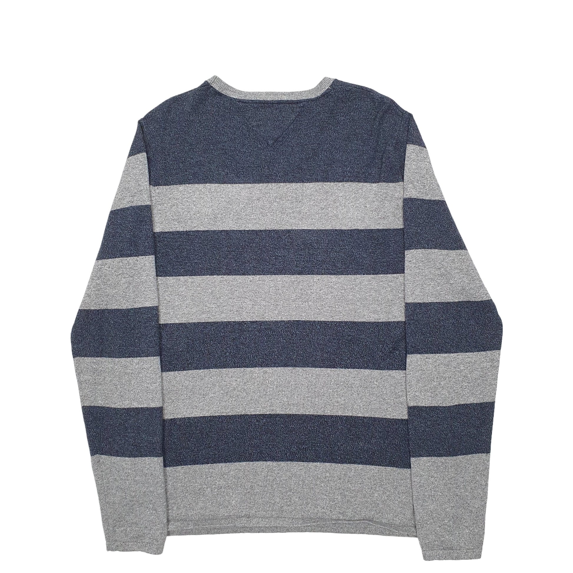 Mens Grey Tommy Hilfiger Knit Crewneck Jumper